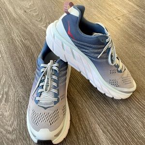 HOKA ONE ONE Women's Clifton 6 Running Shoe, Plein Air/Moonlight Blue | Size 8